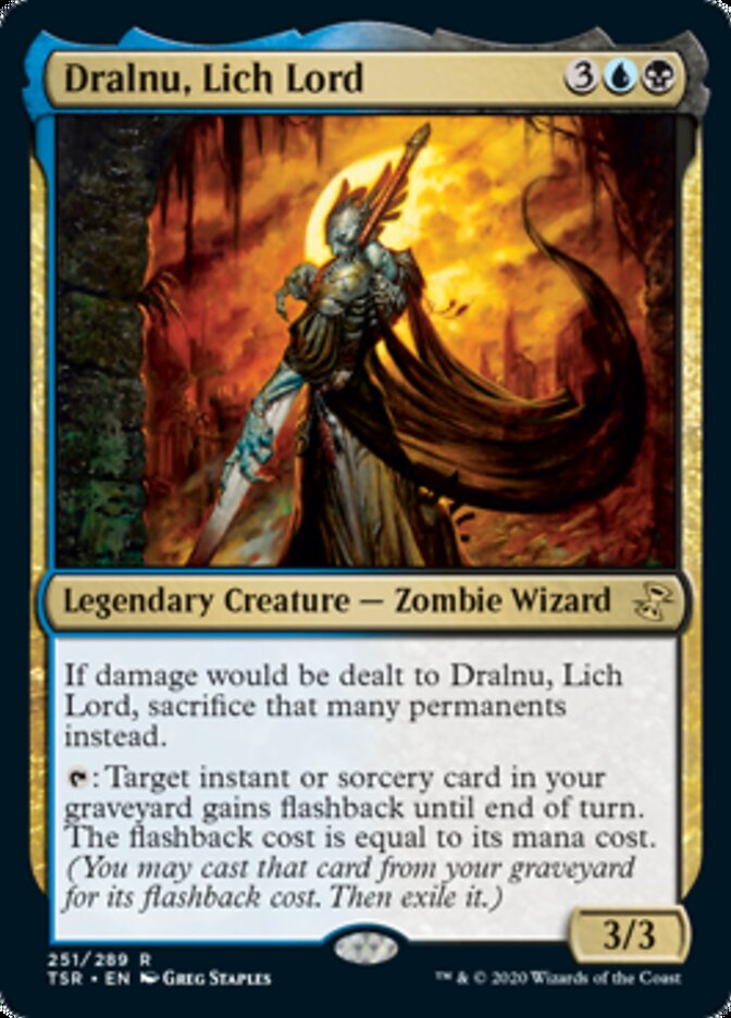 Dralnu, Lich Lord [Time Spiral Remastered] MTG Single Magic: The Gathering    | Red Claw Gaming