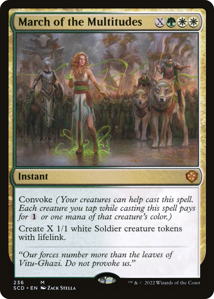March of the Multitudes [Starter Commander Decks] MTG Single Magic: The Gathering    | Red Claw Gaming