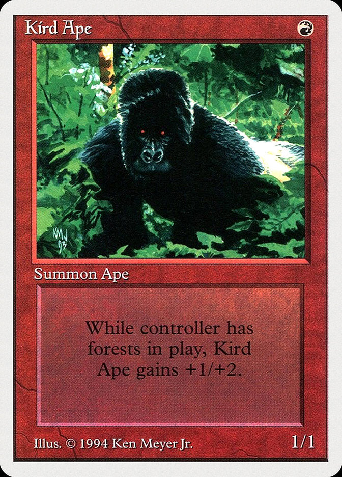 Kird Ape [Summer Magic / Edgar] MTG Single Magic: The Gathering    | Red Claw Gaming