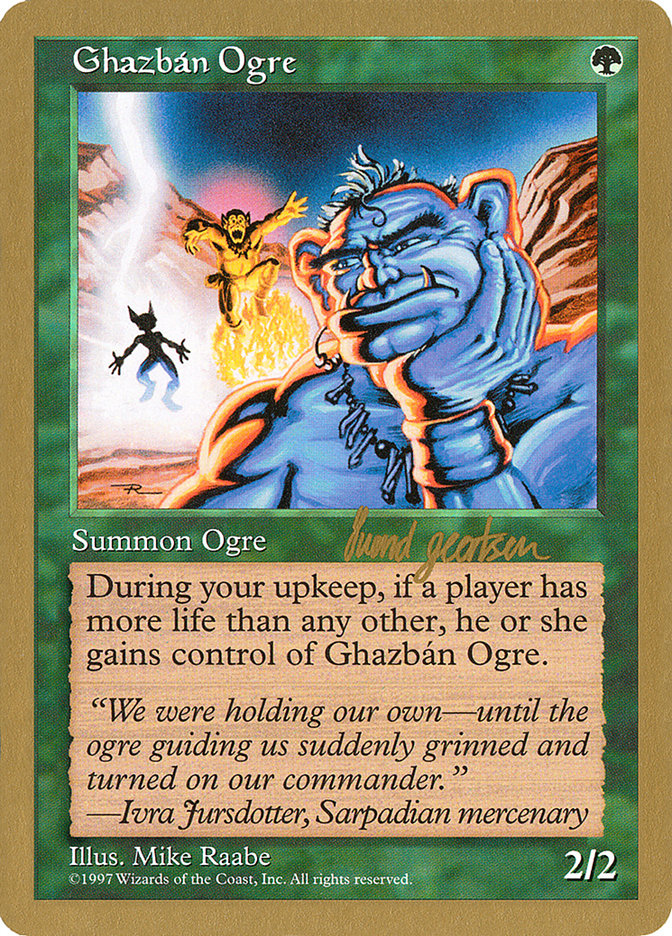 Ghazban Ogre (Svend Geertsen) [World Championship Decks 1997] MTG Single Magic: The Gathering    | Red Claw Gaming