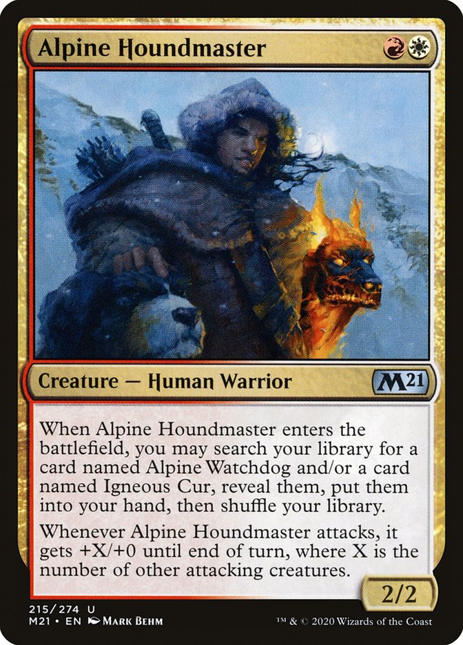 Alpine Houndmaster [Core Set 2021] MTG Single Magic: The Gathering    | Red Claw Gaming