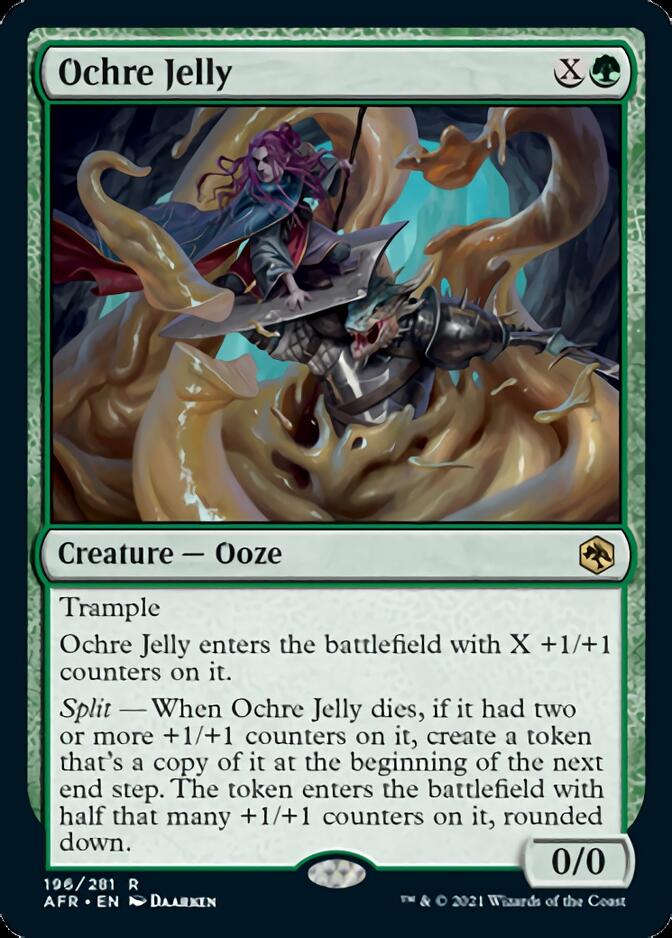 Ochre Jelly [Dungeons & Dragons: Adventures in the Forgotten Realms] MTG Single Magic: The Gathering    | Red Claw Gaming