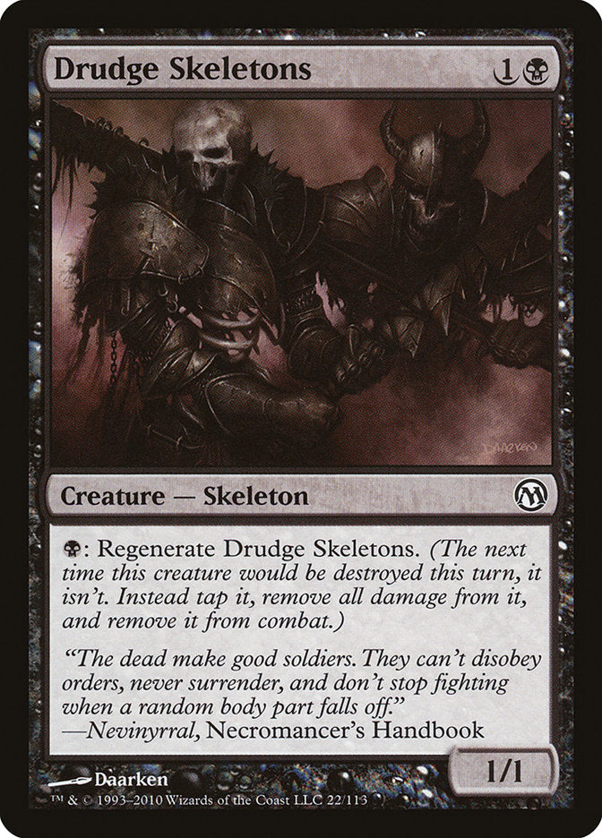 Drudge Skeletons [Duels of the Planeswalkers] MTG Single Magic: The Gathering    | Red Claw Gaming