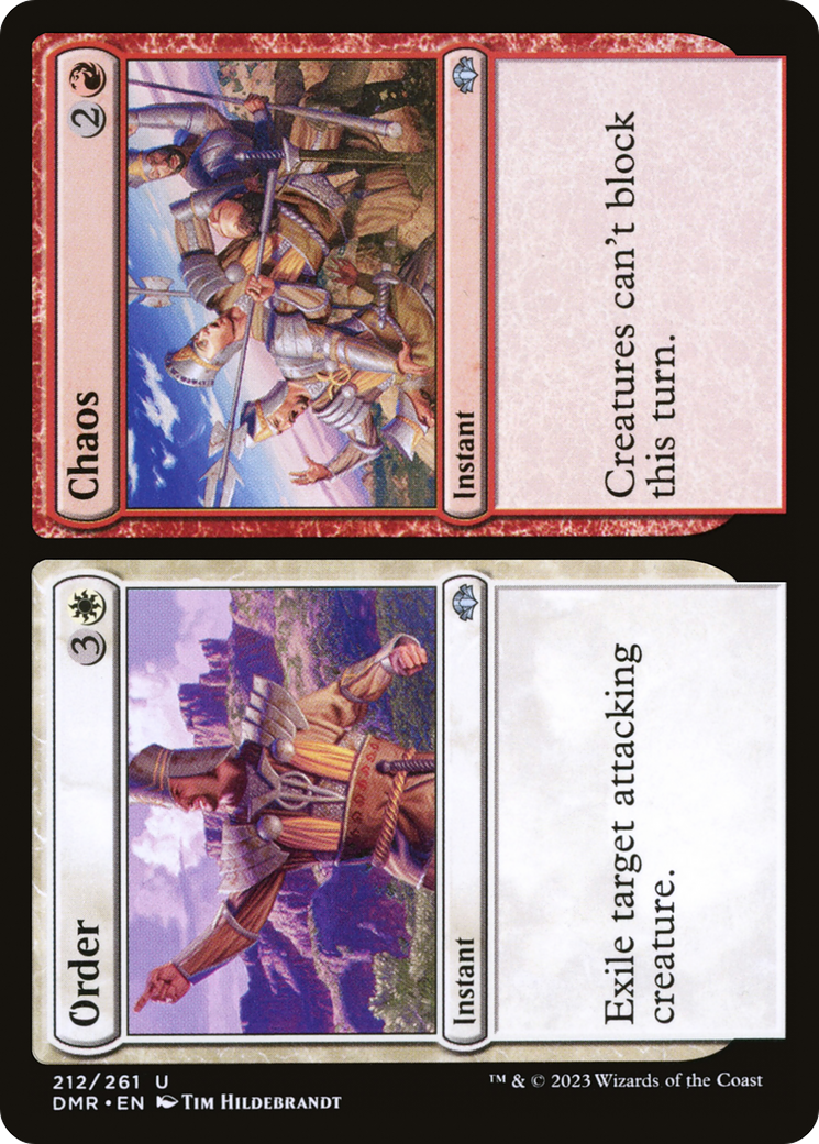 Order // Chaos [Dominaria Remastered] MTG Single Magic: The Gathering    | Red Claw Gaming