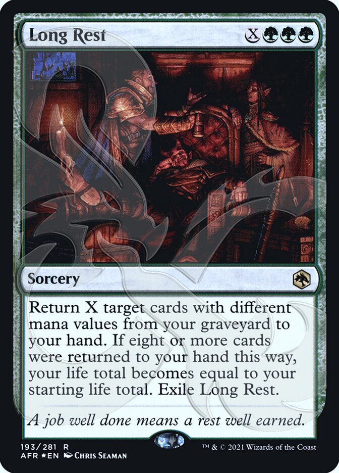 Long Rest (Ampersand Promo) [Dungeons & Dragons: Adventures in the Forgotten Realms Promos] MTG Single Magic: The Gathering    | Red Claw Gaming