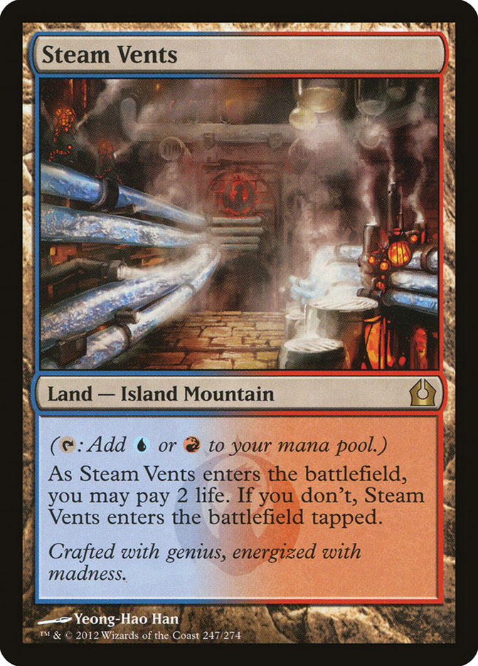 Steam Vents [Return to Ravnica] MTG Single Magic: The Gathering    | Red Claw Gaming