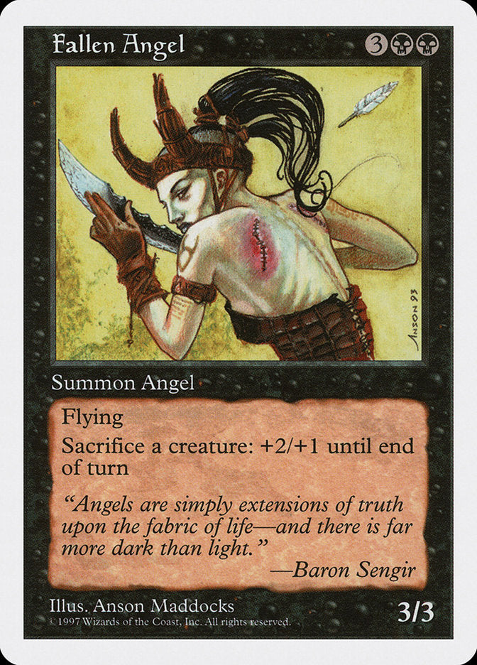 Fallen Angel [Fifth Edition] MTG Single Magic: The Gathering    | Red Claw Gaming