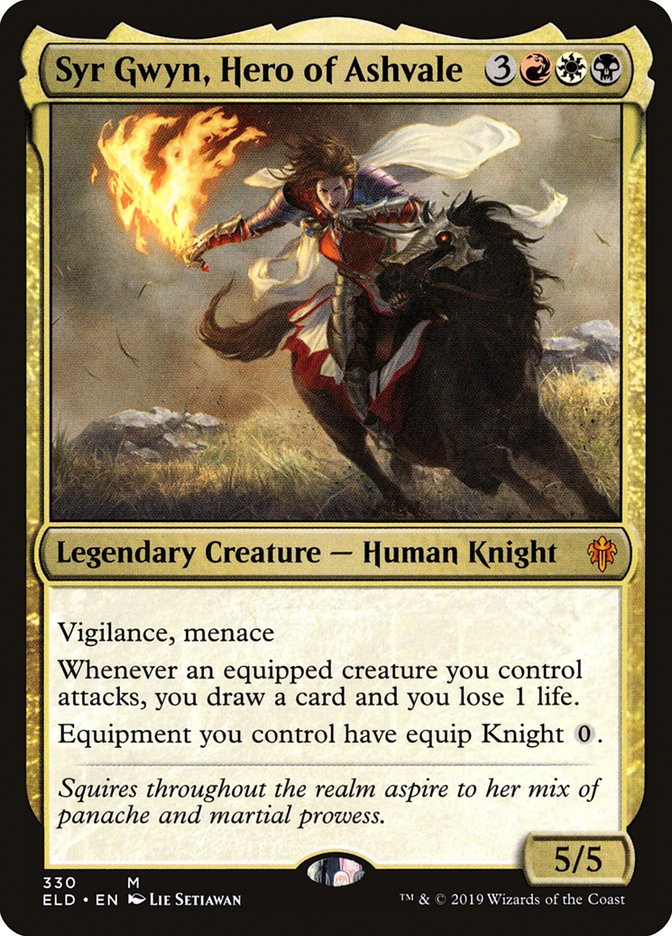 Syr Gwyn, Hero of Ashvale [Throne of Eldraine] MTG Single Magic: The Gathering    | Red Claw Gaming