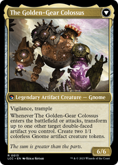 Tetzin, Gnome Champion // The Golden-Gear Colossus [The Lost Caverns of Ixalan Commander] MTG Single Magic: The Gathering    | Red Claw Gaming