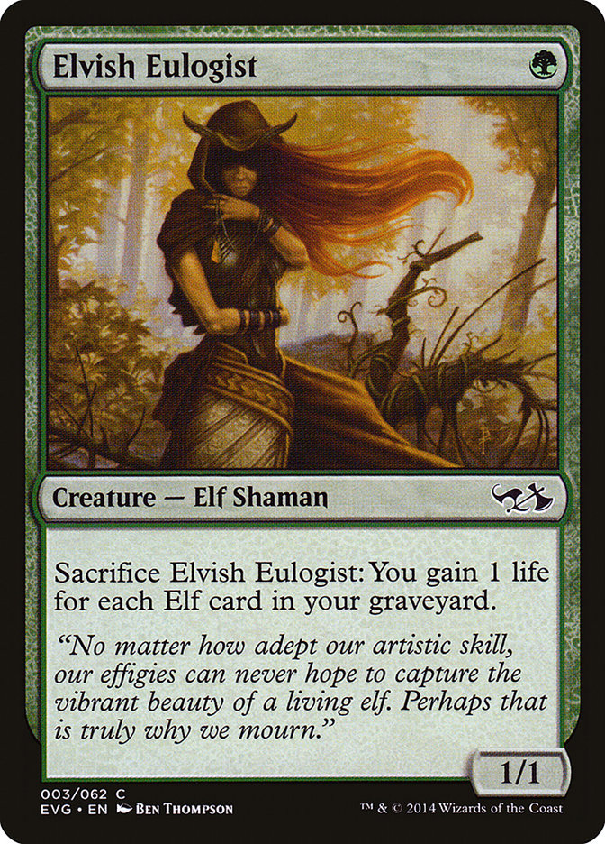 Elvish Eulogist (Elves vs. Goblins) [Duel Decks Anthology] MTG Single Magic: The Gathering    | Red Claw Gaming