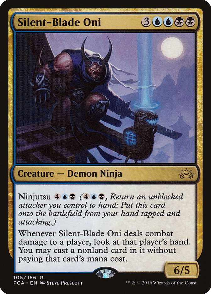 Silent-Blade Oni [Planechase Anthology] MTG Single Magic: The Gathering    | Red Claw Gaming