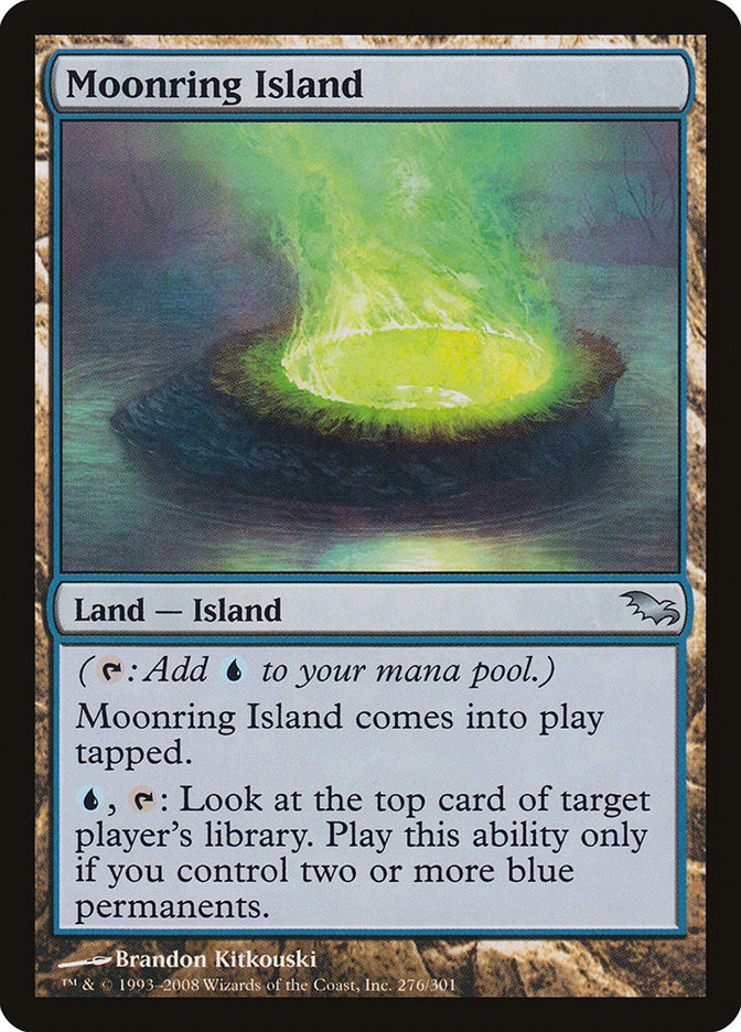 Moonring Island [Shadowmoor] MTG Single Magic: The Gathering    | Red Claw Gaming