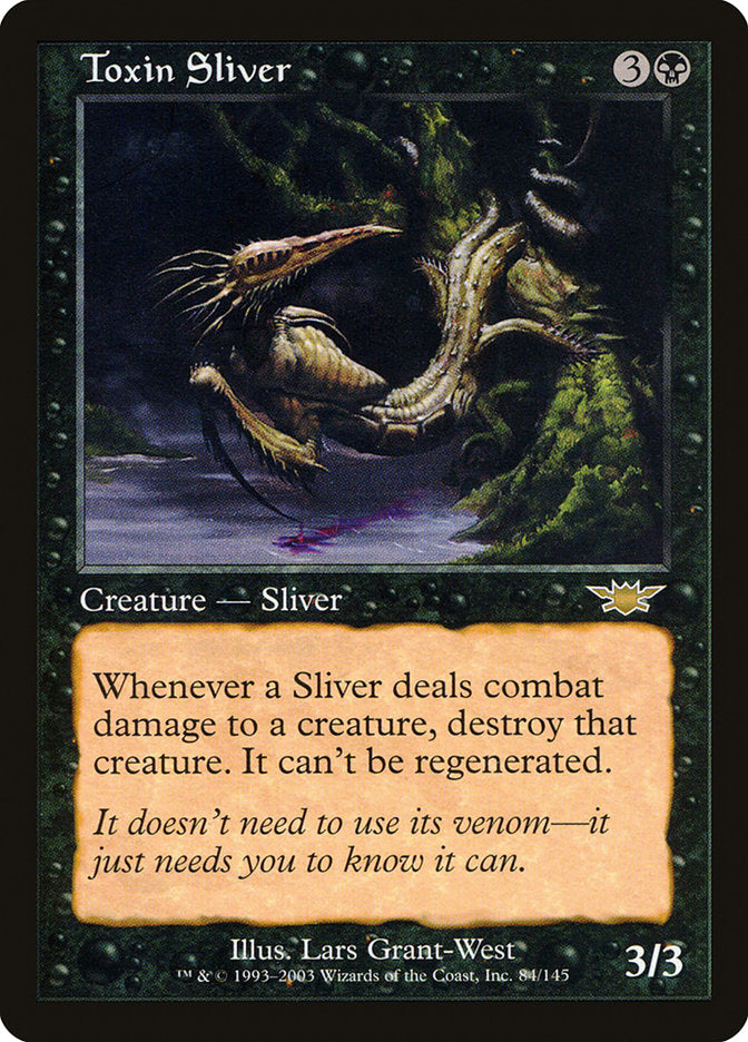 Toxin Sliver [Legions] MTG Single Magic: The Gathering    | Red Claw Gaming