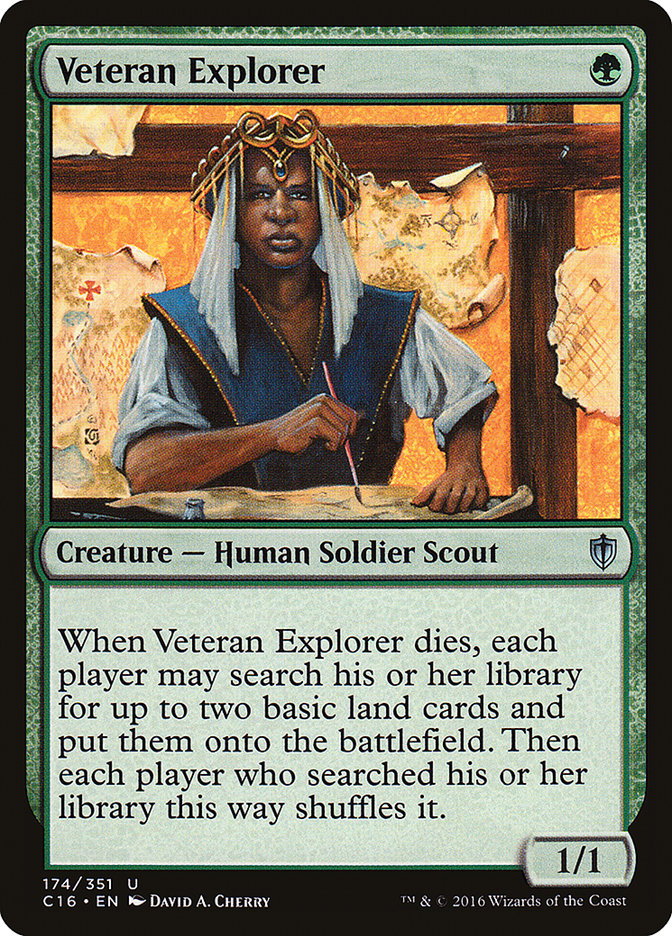 Veteran Explorer [Commander 2016] MTG Single Magic: The Gathering    | Red Claw Gaming