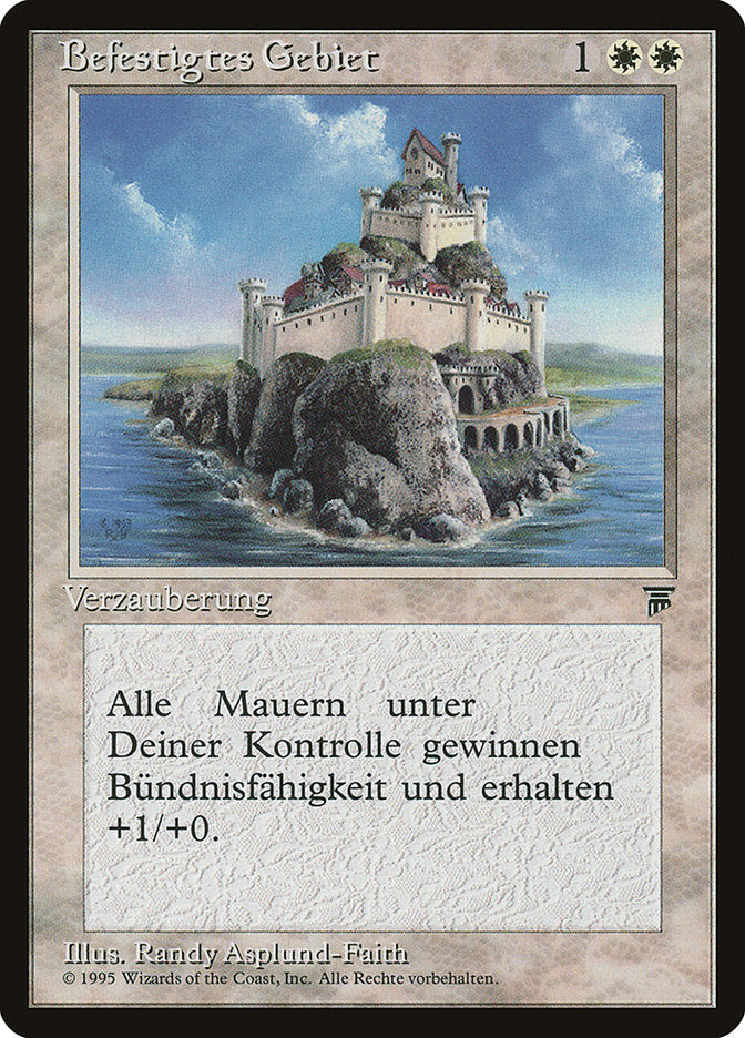 Fortified Area (German) - "Befestigtes Gebiet" [Renaissance] MTG Single Magic: The Gathering    | Red Claw Gaming