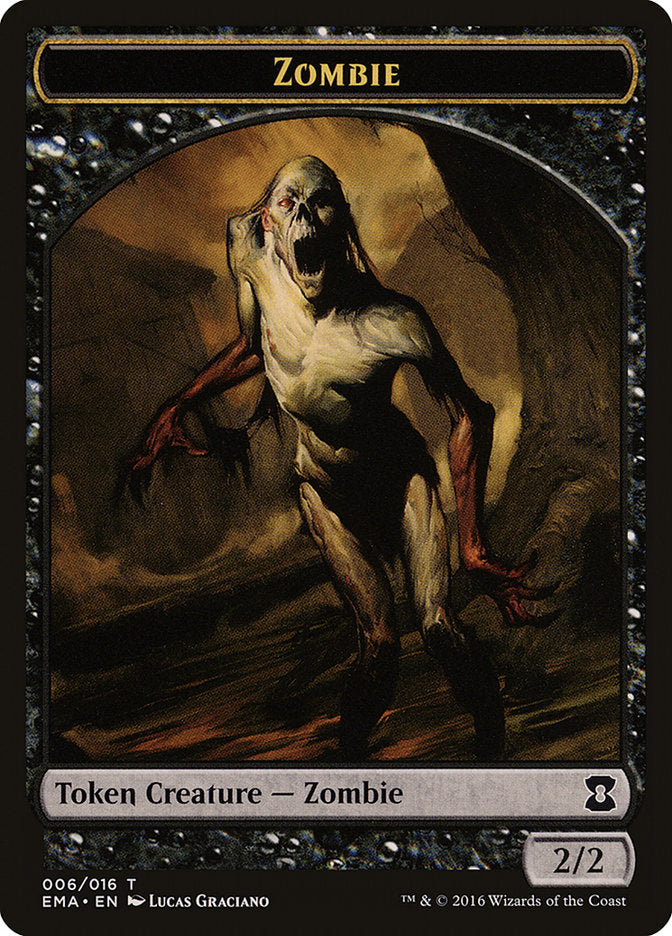 Zombie Token [Eternal Masters Tokens] MTG Single Magic: The Gathering    | Red Claw Gaming