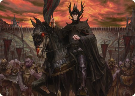 The Mouth of Sauron Art Card [The Lord of the Rings: Tales of Middle-earth Art Series] MTG Single Magic: The Gathering    | Red Claw Gaming