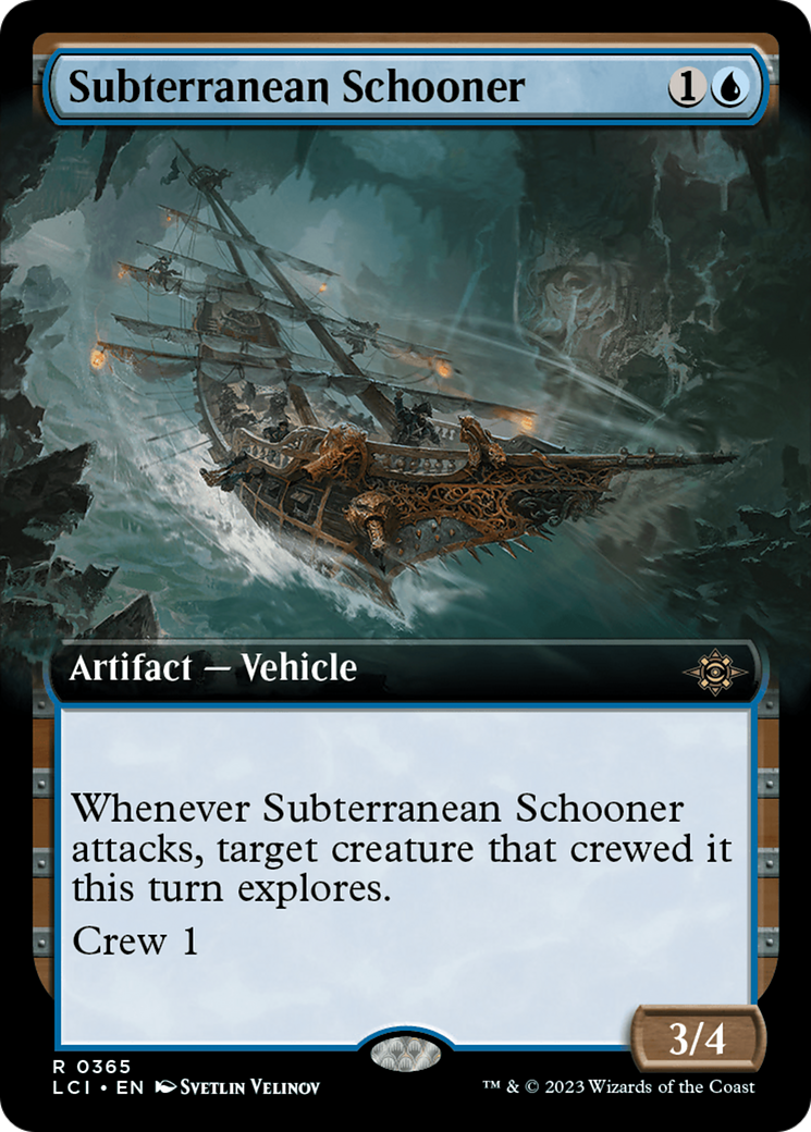Subterranean Schooner (Extended Art) [The Lost Caverns of Ixalan] MTG Single Magic: The Gathering    | Red Claw Gaming