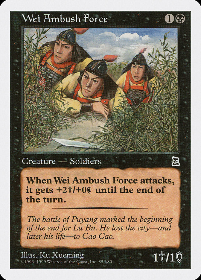 Wei Ambush Force [Portal Three Kingdoms] MTG Single Magic: The Gathering    | Red Claw Gaming