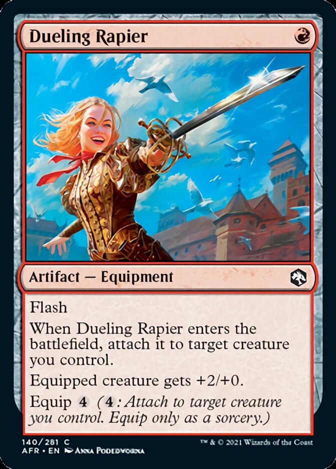 Dueling Rapier [Dungeons & Dragons: Adventures in the Forgotten Realms] MTG Single Magic: The Gathering    | Red Claw Gaming