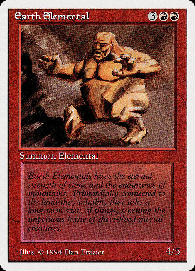 Earth Elemental [Summer Magic / Edgar] MTG Single Magic: The Gathering    | Red Claw Gaming