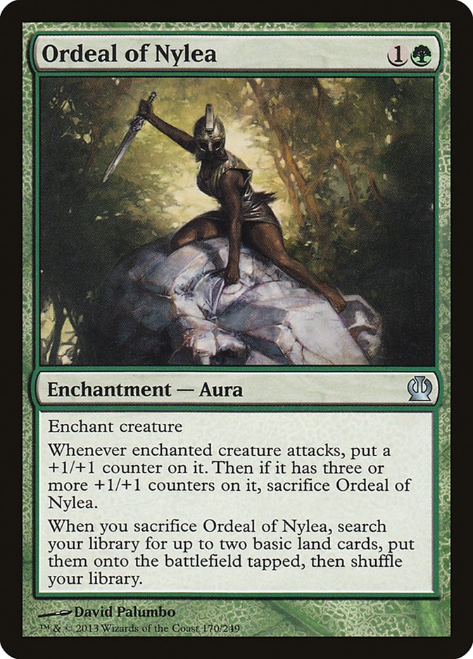 Ordeal of Nylea [Theros] MTG Single Magic: The Gathering    | Red Claw Gaming