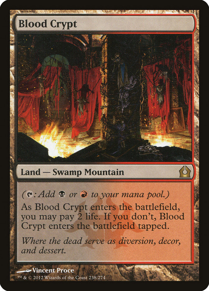 Blood Crypt [Return to Ravnica] MTG Single Magic: The Gathering    | Red Claw Gaming