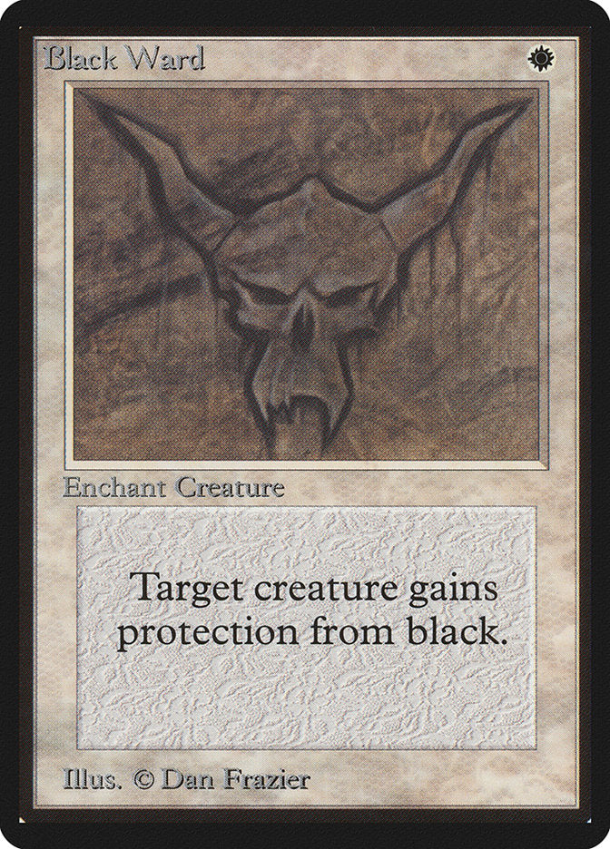 Black Ward [Beta Edition] MTG Single Magic: The Gathering    | Red Claw Gaming