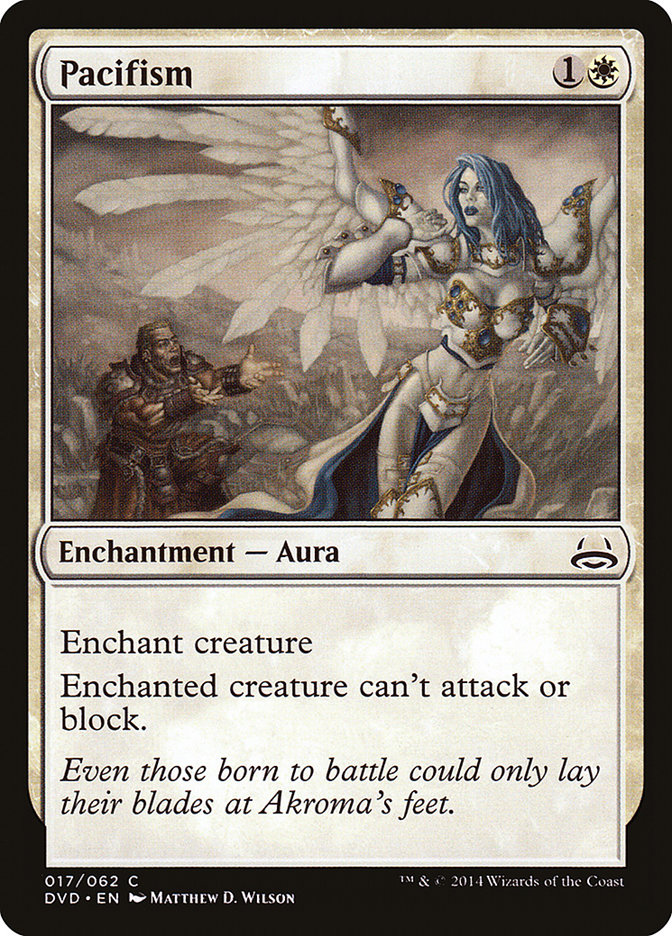 Pacifism (Divine vs. Demonic) [Duel Decks Anthology] MTG Single Magic: The Gathering    | Red Claw Gaming