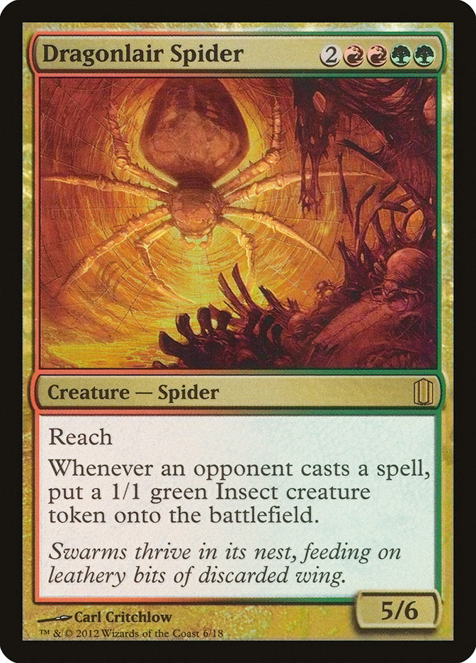 Dragonlair Spider [Commander's Arsenal] MTG Single Magic: The Gathering    | Red Claw Gaming