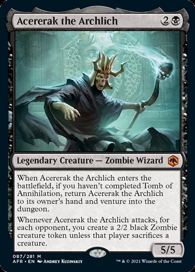 Acererak the Archlich [Dungeons & Dragons: Adventures in the Forgotten Realms] MTG Single Magic: The Gathering    | Red Claw Gaming