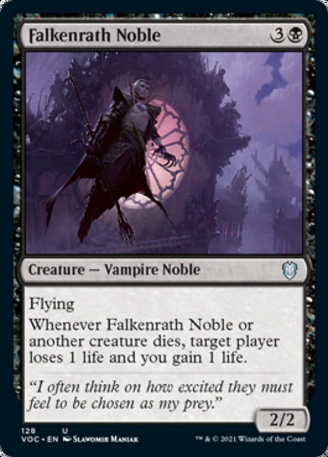 Falkenrath Noble [Innistrad: Crimson Vow Commander] MTG Single Magic: The Gathering    | Red Claw Gaming