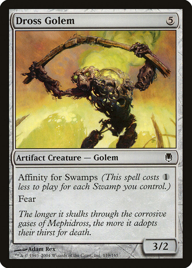 Dross Golem [Darksteel] MTG Single Magic: The Gathering    | Red Claw Gaming