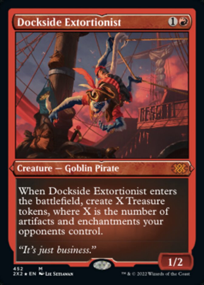 Dockside Extortionist (Foil Etched) [Double Masters 2022] MTG Single Magic: The Gathering    | Red Claw Gaming