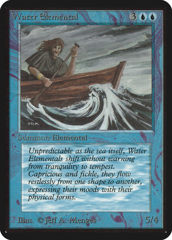 Water Elemental [Alpha Edition] MTG Single Magic: The Gathering    | Red Claw Gaming