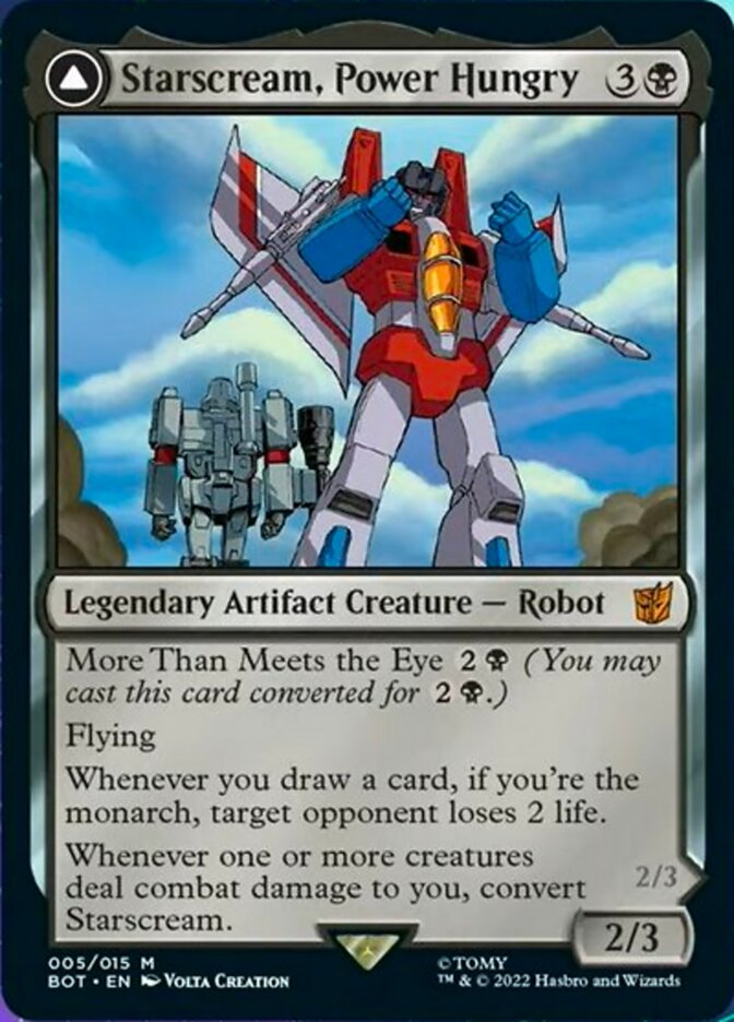 Starscream, Power Hungry // Starscream, Seeker Leader [Transformers] MTG Single Magic: The Gathering    | Red Claw Gaming