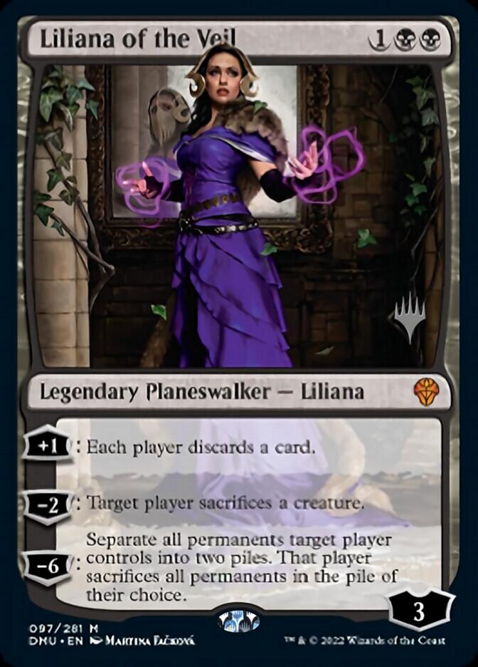 Liliana of the Veil (Promo Pack) [Dominaria United Promos] MTG Single Magic: The Gathering    | Red Claw Gaming