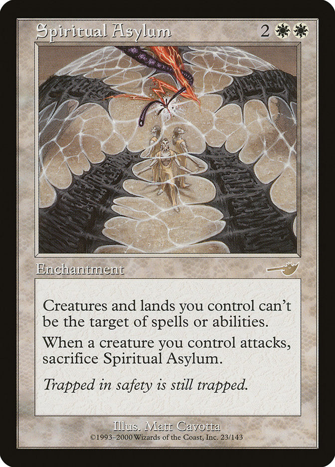 Spiritual Asylum [Nemesis] MTG Single Magic: The Gathering    | Red Claw Gaming