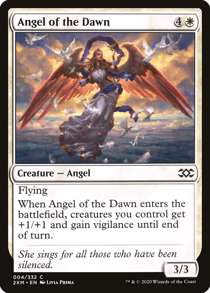 Angel of the Dawn [Double Masters] MTG Single Magic: The Gathering    | Red Claw Gaming