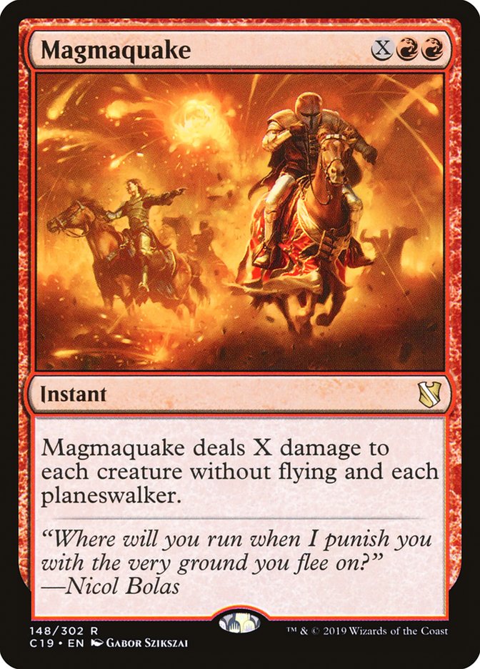 Magmaquake [Commander 2019] MTG Single Magic: The Gathering    | Red Claw Gaming