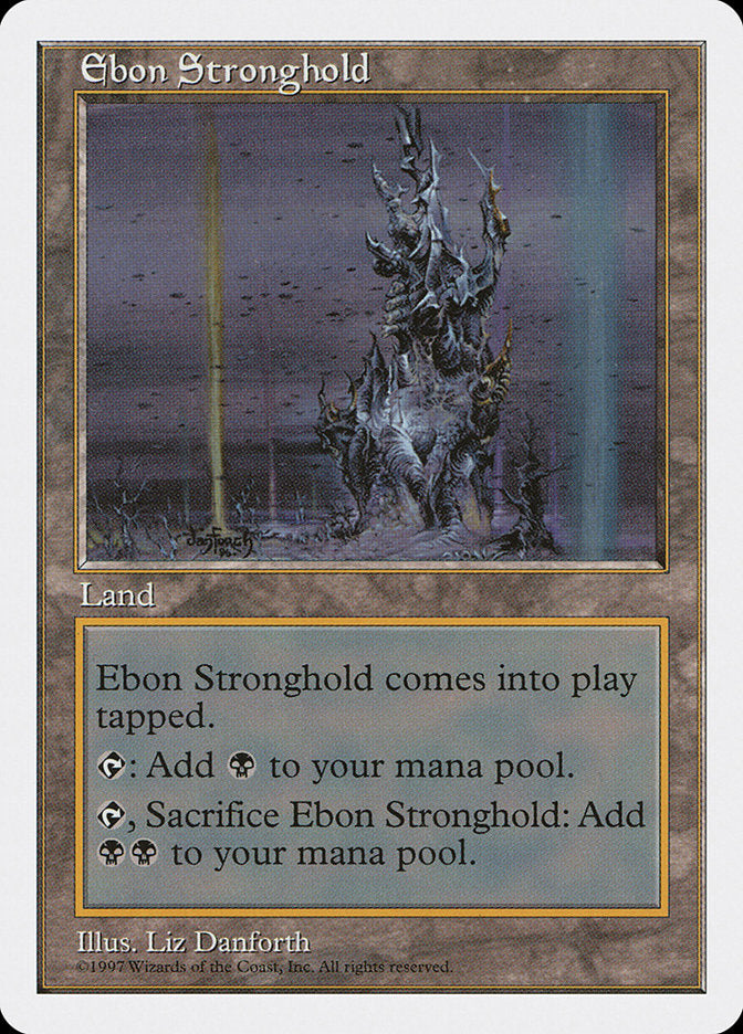 Ebon Stronghold [Fifth Edition] MTG Single Magic: The Gathering    | Red Claw Gaming