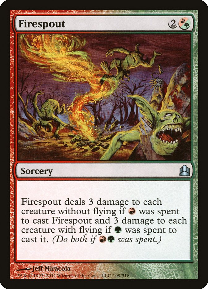 Firespout [Commander 2011] MTG Single Magic: The Gathering    | Red Claw Gaming