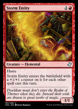 Storm Entity [Time Spiral Remastered] MTG Single Magic: The Gathering    | Red Claw Gaming