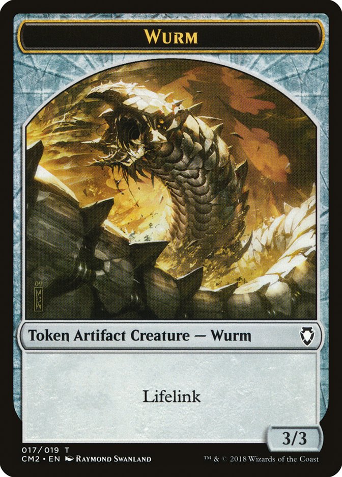 Wurm Token (017/019) [Commander Anthology Volume II Tokens] MTG Single Magic: The Gathering    | Red Claw Gaming