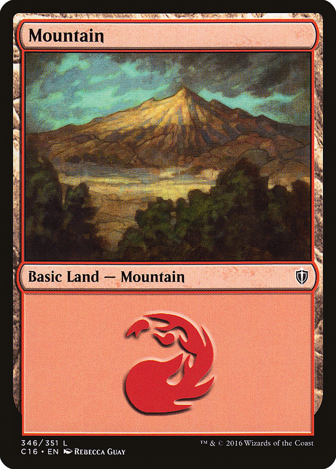 Mountain (346) [Commander 2016] MTG Single Magic: The Gathering    | Red Claw Gaming