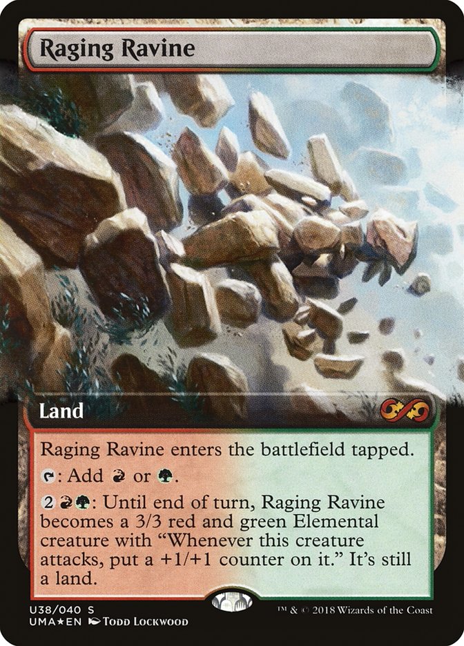 Raging Ravine (Topper) [Ultimate Masters Box Topper] MTG Single Magic: The Gathering    | Red Claw Gaming