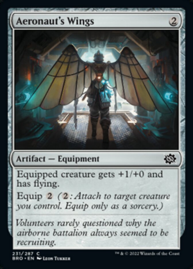 Aeronaut's Wings [The Brothers' War] MTG Single Magic: The Gathering    | Red Claw Gaming