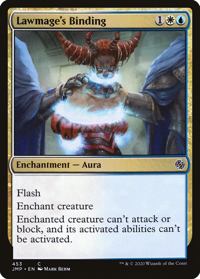 Lawmage's Binding [Jumpstart] MTG Single Magic: The Gathering    | Red Claw Gaming