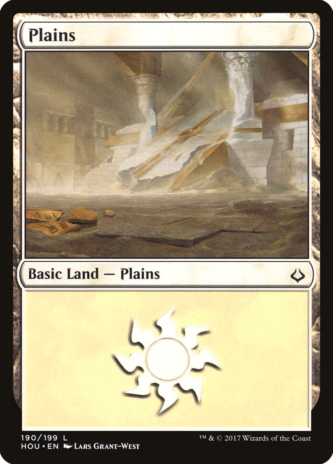 Plains (190) [Hour of Devastation] MTG Single Magic: The Gathering    | Red Claw Gaming