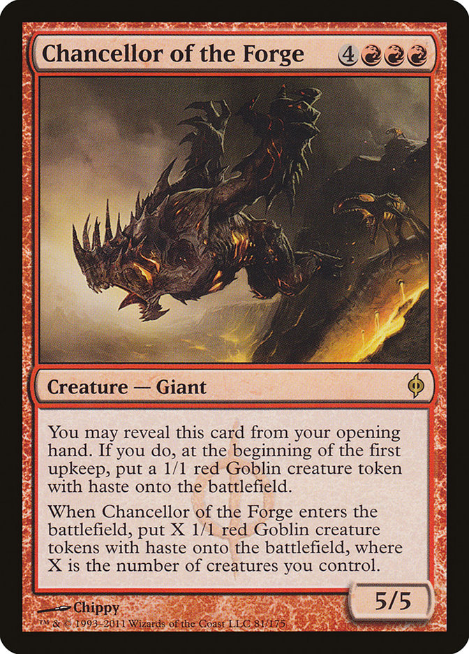 Chancellor of the Forge [New Phyrexia] MTG Single Magic: The Gathering    | Red Claw Gaming